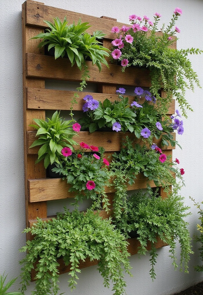 30 ACNH Flower Garden Designs Every Island Owner Will Love - 11. Vertical Hanging Garden