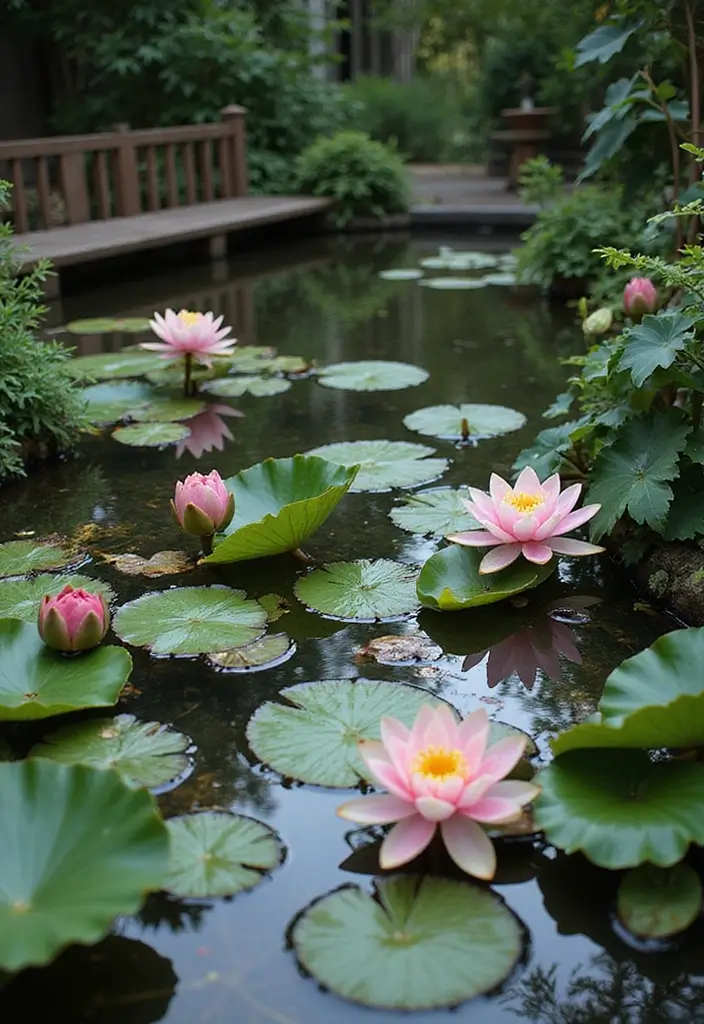 30 ACNH Flower Garden Designs Every Island Owner Will Love - 29. Serene Water Garden