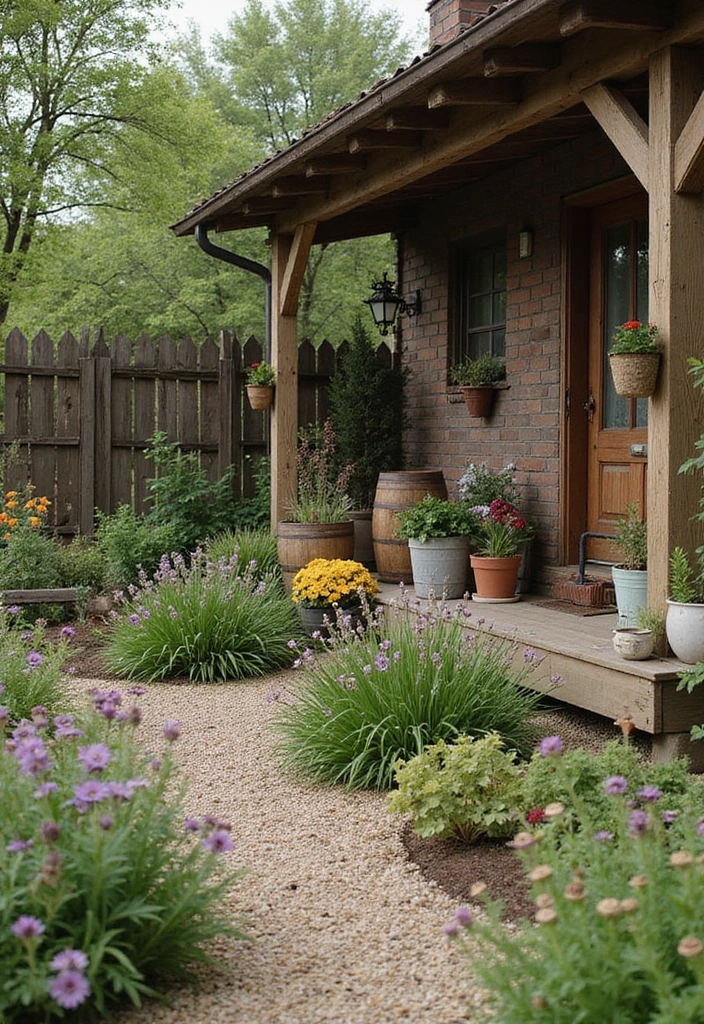 30 ACNH Flower Garden Designs Every Island Owner Will Love - 4. Rustic Cottage Garden