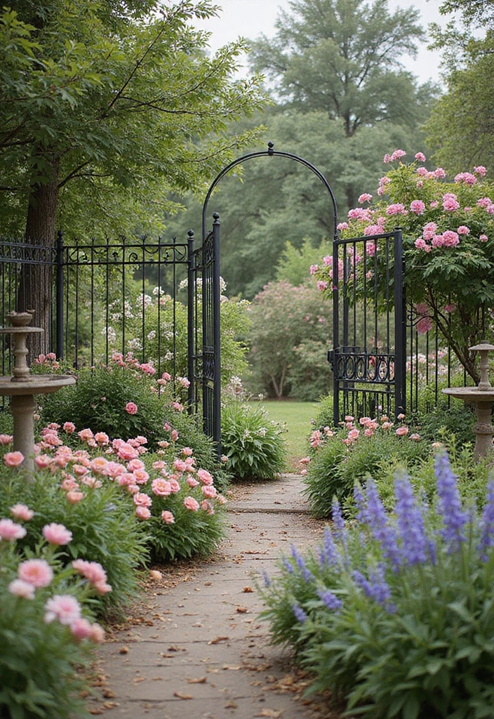 30 ACNH Flower Garden Designs Every Island Owner Will Love - 7. Vintage Garden Design