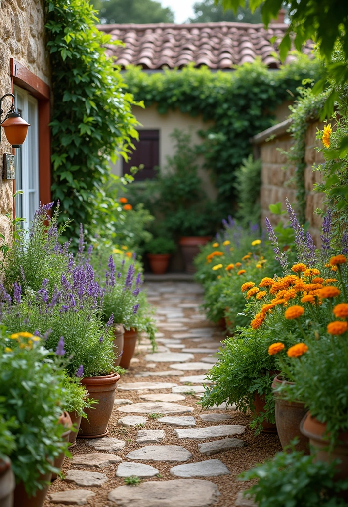 30 ACNH Flower Garden Designs Every Island Owner Will Love - 9. Mediterranean Herb Garden