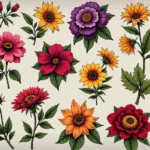 30+ American Traditional Flower Tattoo Inspirations for Gardeners
