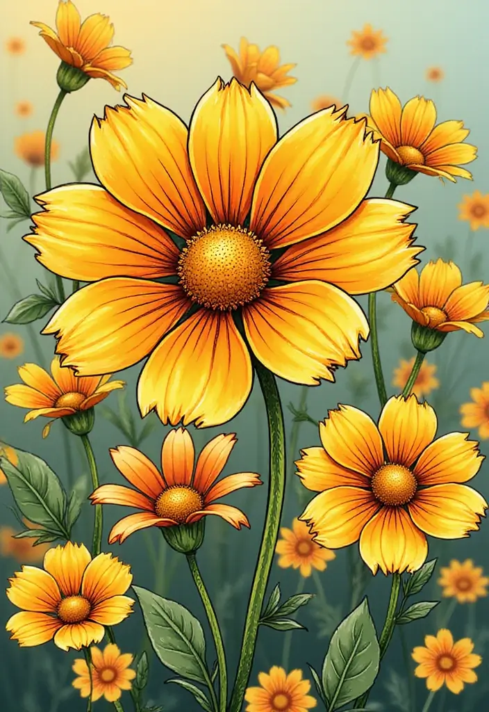 30+ American Traditional Flower Tattoo Inspirations for Gardeners - 21. Buttercups: Bright and Cheerful