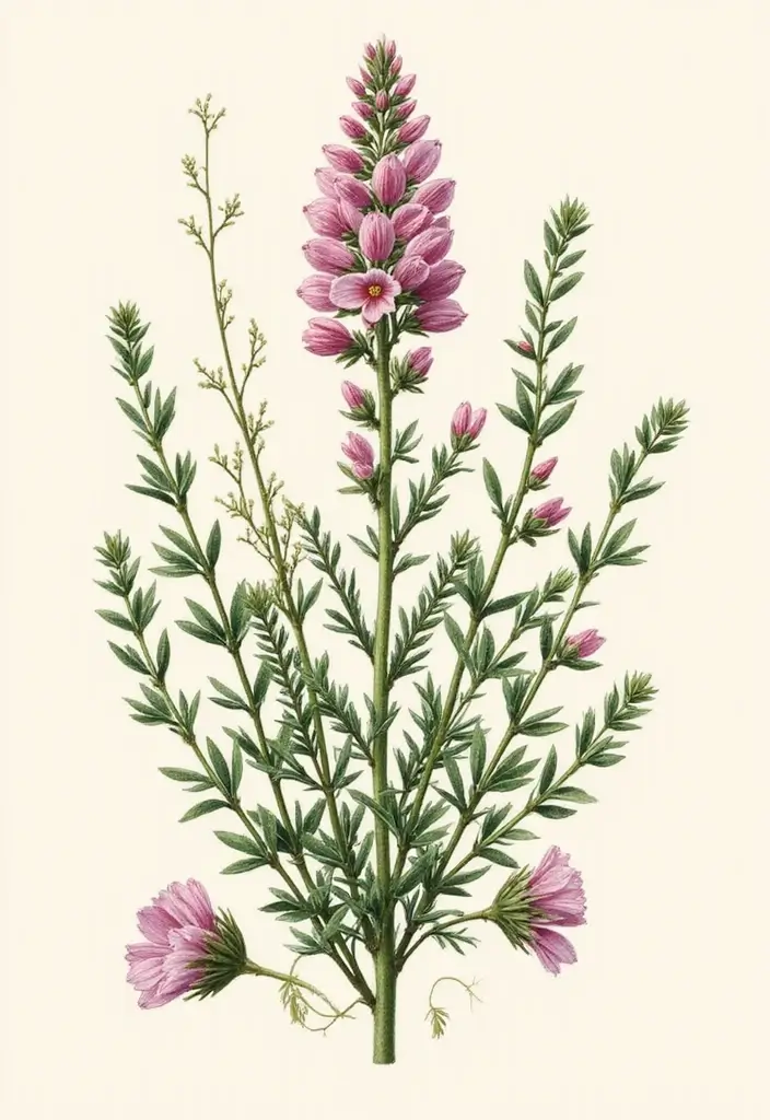 30+ American Traditional Flower Tattoo Inspirations for Gardeners - 25. Thyme Flowers: A Culinary Delight