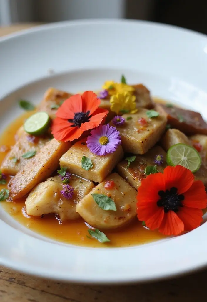 30+ August Birth Flower Ideas for Meaningful Gifts and Tattoos - 20. Flower-Infused Cooking: A Culinary Adventure