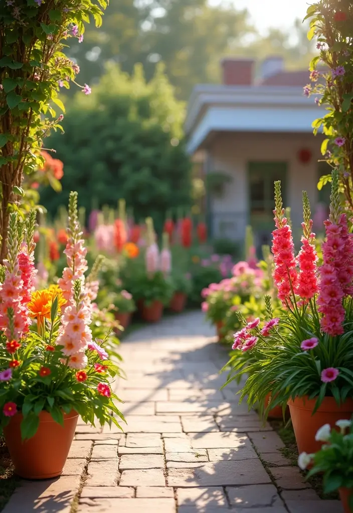 30+ August Birth Flower Ideas for Meaningful Gifts and Tattoos - 22. Embracing Nature with Outdoor Decor