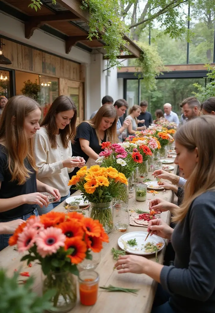 30+ August Birth Flower Ideas for Meaningful Gifts and Tattoos - 24. Flower-Themed Events: Parties and Workshops
