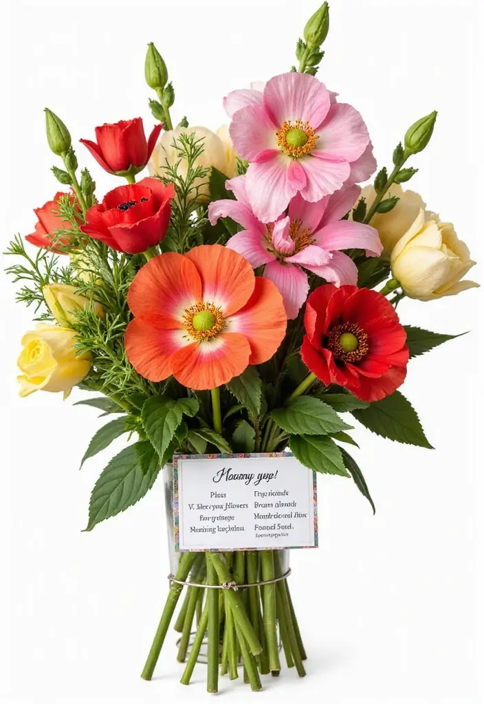 30+ August Birth Flower Ideas for Meaningful Gifts and Tattoos - 25. The Language of Flowers: A Gift of Sentiment