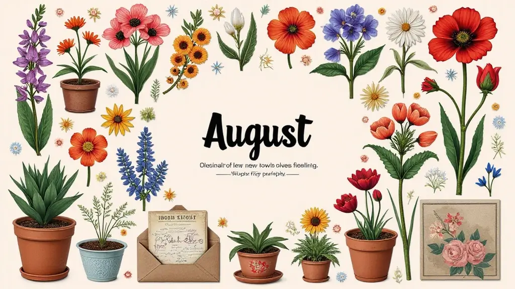 30+ August Birth Flower Ideas for Meaningful Gifts and Tattoos