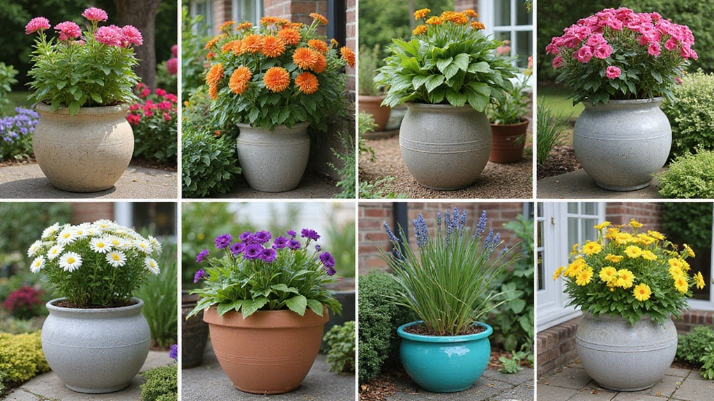 30+ Big Flower Pot Ideas That Make a Bold Statement