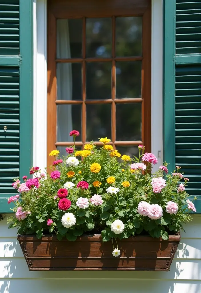 30 Clever Flower Box Ideas to Beautify Windows and Patios - 2. Hanging Window Boxes