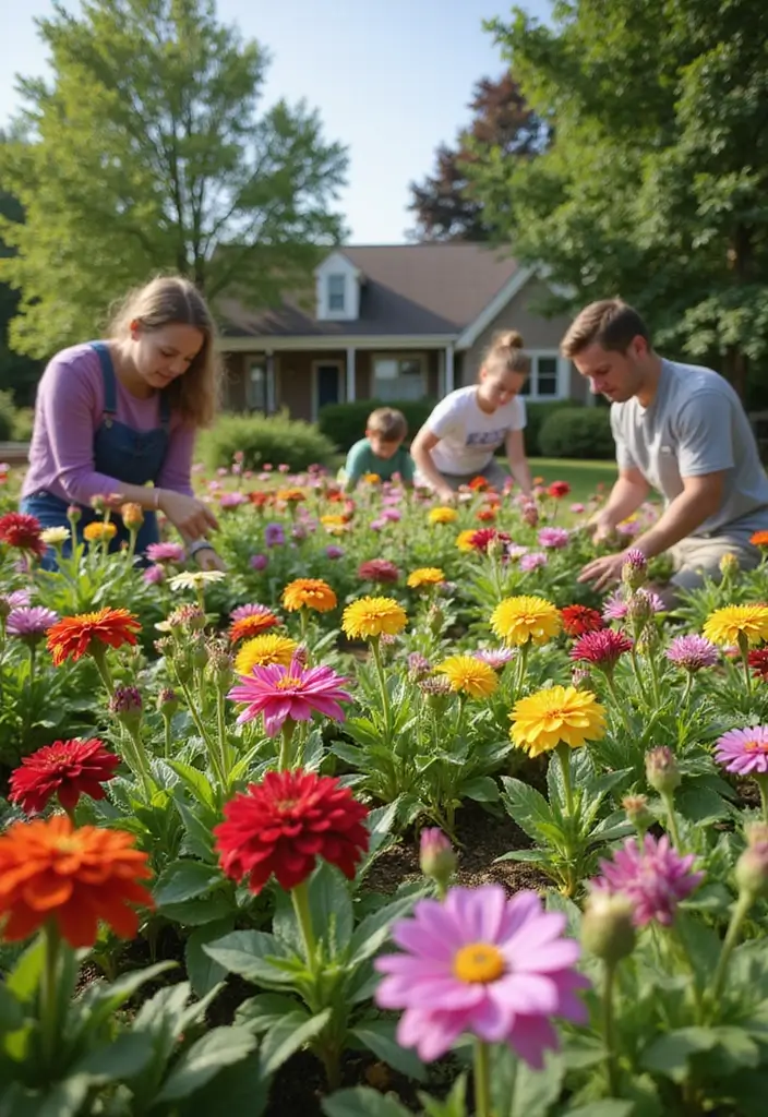 30+ Creative Flower Planting Ideas You’ll Want to Try This Season - 28. Community Flower Gardens