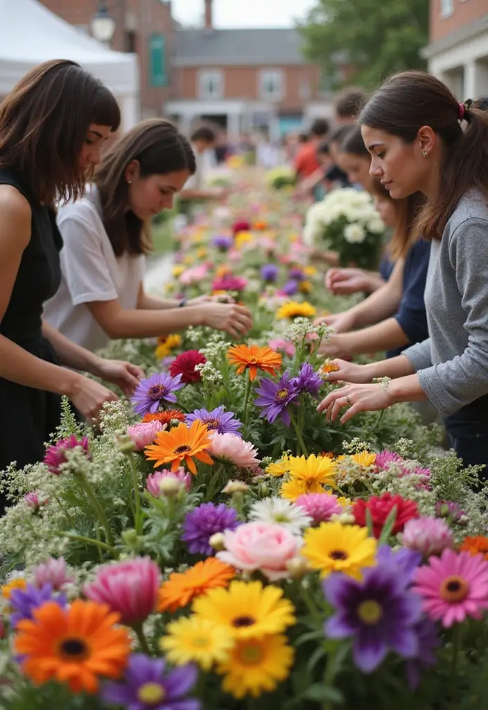 30+ Creative Flower Workshop Ideas for Beginners and Pros - 13. Community Flower Swaps