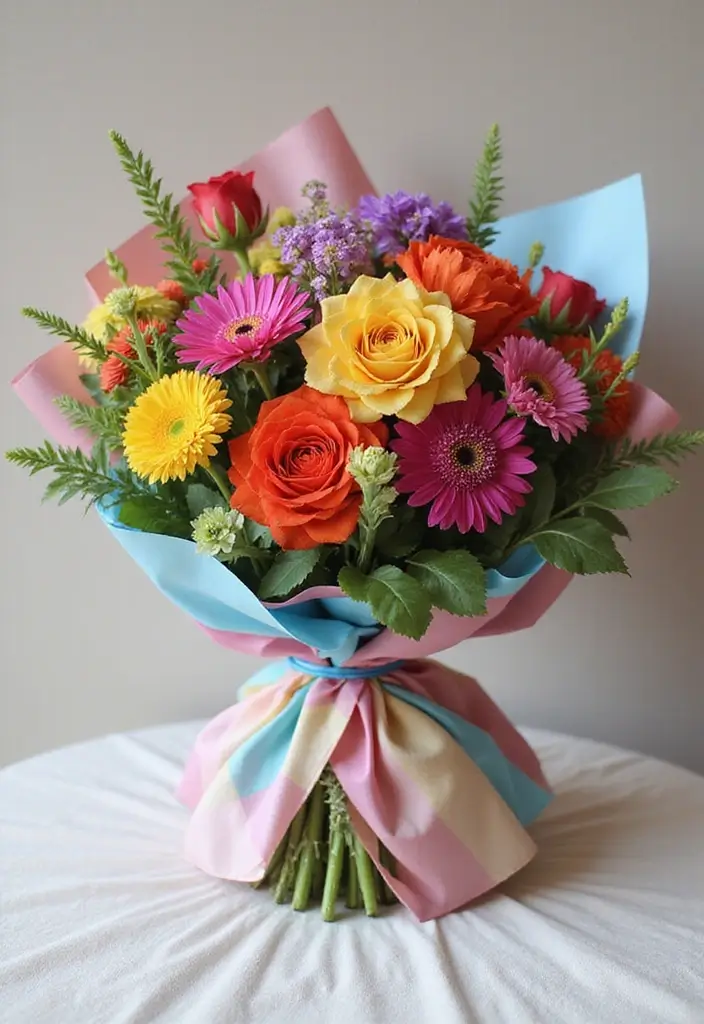 30 Cute Flower Bouquet Ideas Perfect for Surprising Your Girlfriend - 15. Personalized Keepsake Bouquet