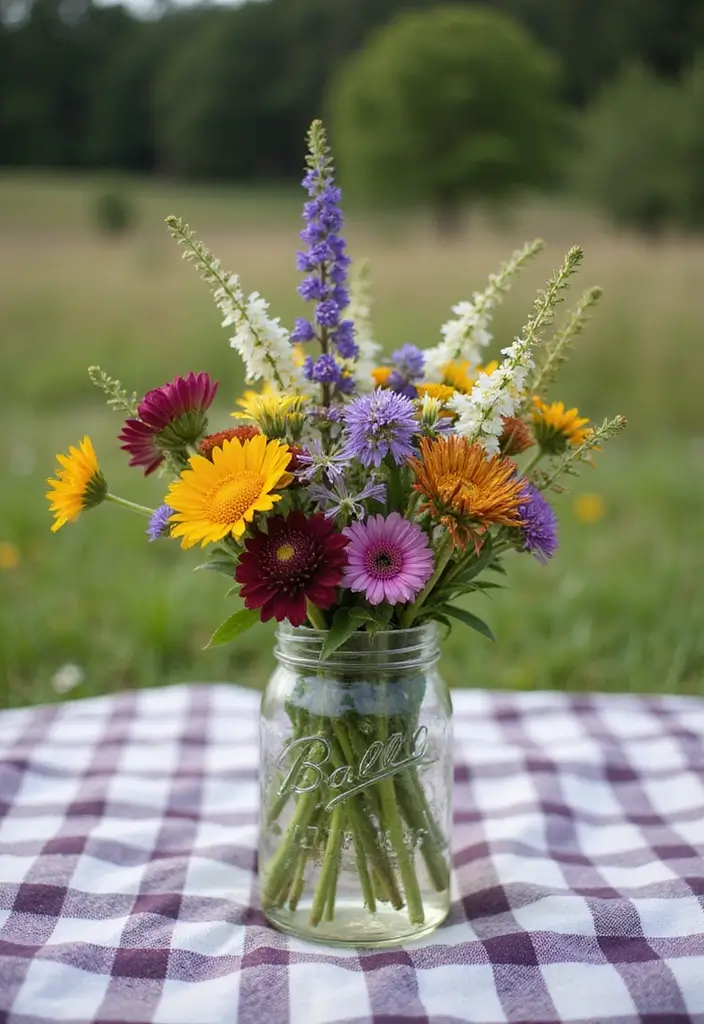 30 Cute Flower Bouquet Ideas Perfect for Surprising Your Girlfriend - 3. Whimsical Wildflower Arrangement