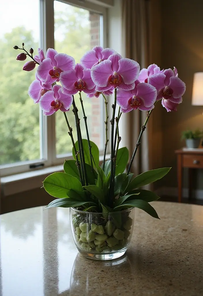 30 Cute Flower Bouquet Ideas Perfect for Surprising Your Girlfriend - 4. Elegant Orchid Surprise