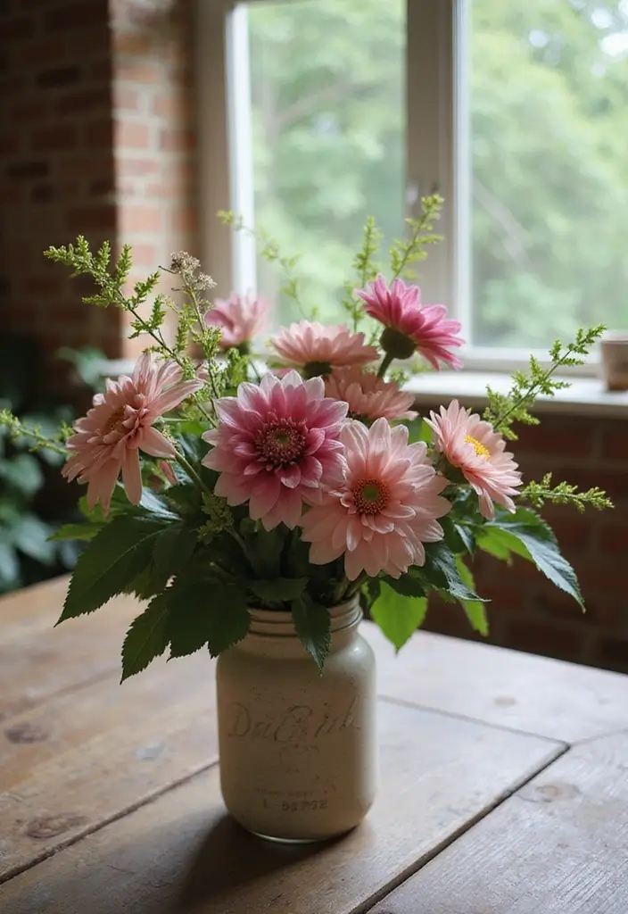 30 Cute Flower Bouquet Ideas Perfect for Surprising Your Girlfriend - 9. Vintage Garden Style