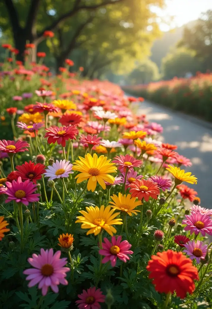 30 DIY Flower Bed Border Ideas You Can Try This Weekend - 27. Suncatcher Border