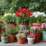 30 Eco-Friendly Christmas Flower Pot Decorations for Outdoors