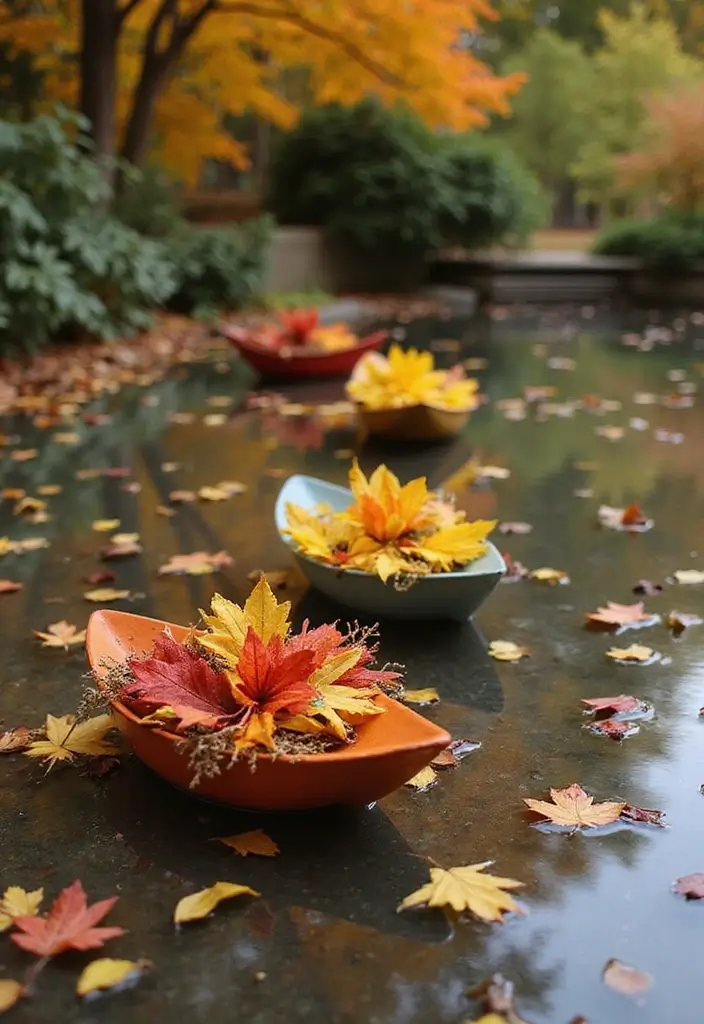 30 Fall Outdoor Flower Arrangement Ideas That Add Warmth 15 30 Fall Outdoor Flower Arrangement Ideas That Add Warmth - 15. Fall Color Boats