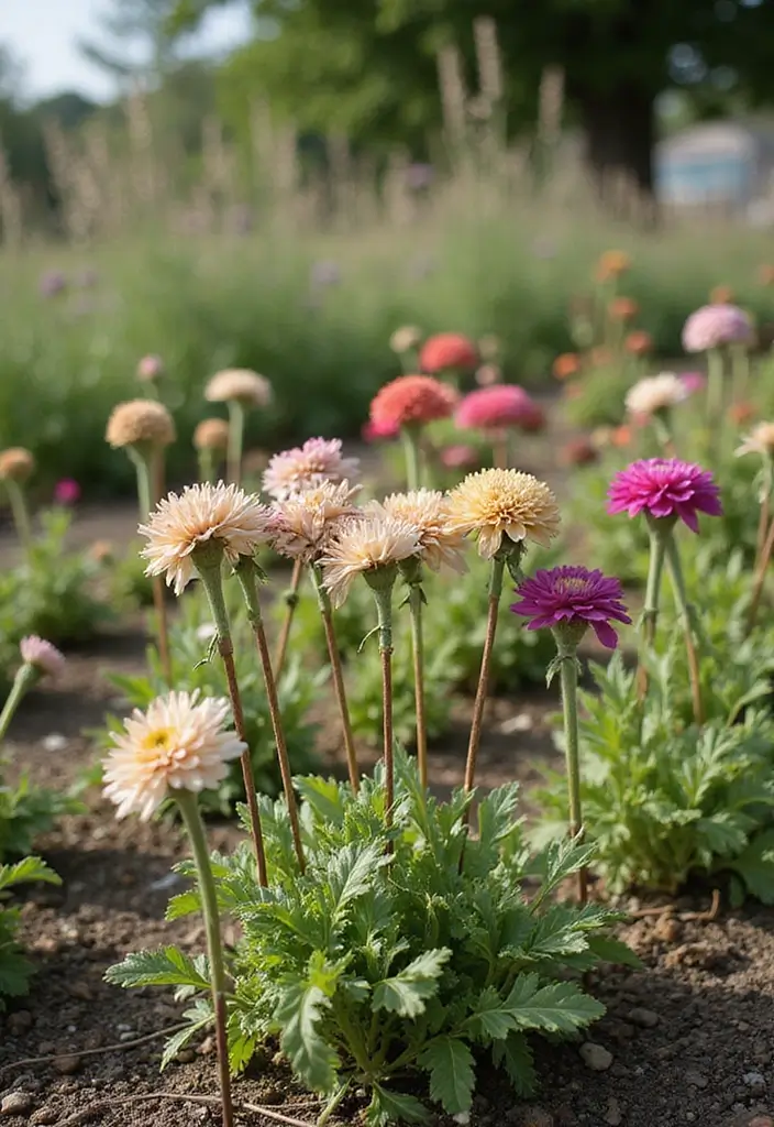 30 Fall Outdoor Flower Arrangement Ideas That Add Warmth 18 30 Fall Outdoor Flower Arrangement Ideas That Add Warmth - 18. Seasonal Garden Stakes