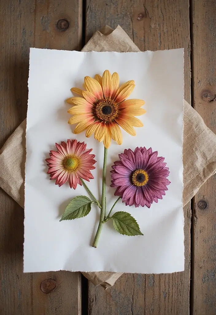 30 Fall Outdoor Flower Arrangement Ideas That Add Warmth 20 30 Fall Outdoor Flower Arrangement Ideas That Add Warmth - 20. Eco-Friendly Flower Paper