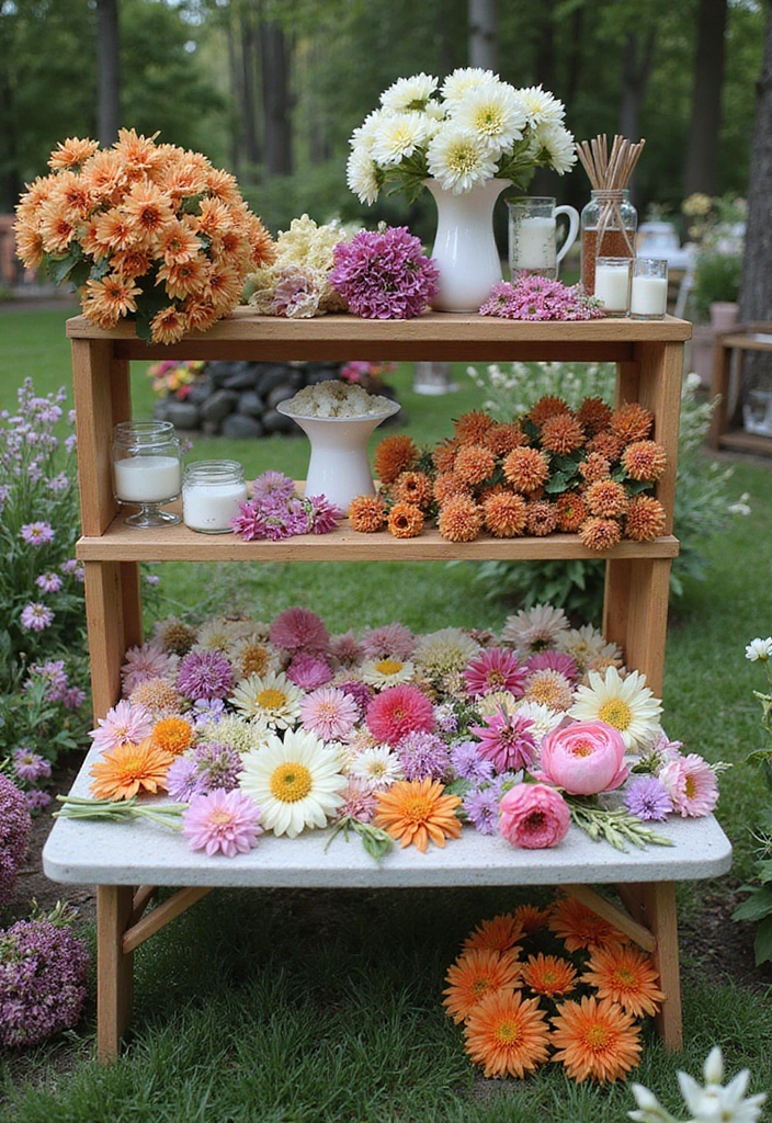 30 Fall Outdoor Flower Arrangement Ideas That Add Warmth 27 30 Fall Outdoor Flower Arrangement Ideas That Add Warmth - 27. Drying Station for Flowers