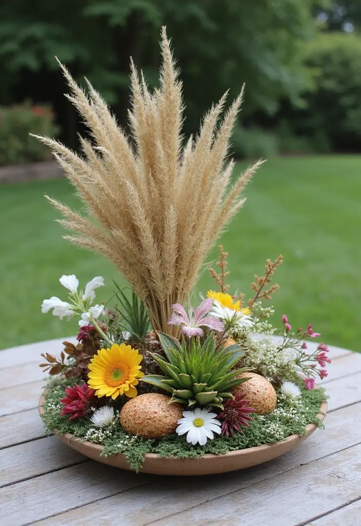 30 Fall Outdoor Flower Arrangement Ideas That Add Warmth 28 30 Fall Outdoor Flower Arrangement Ideas That Add Warmth - 28. Tabletop Garden Arrangements