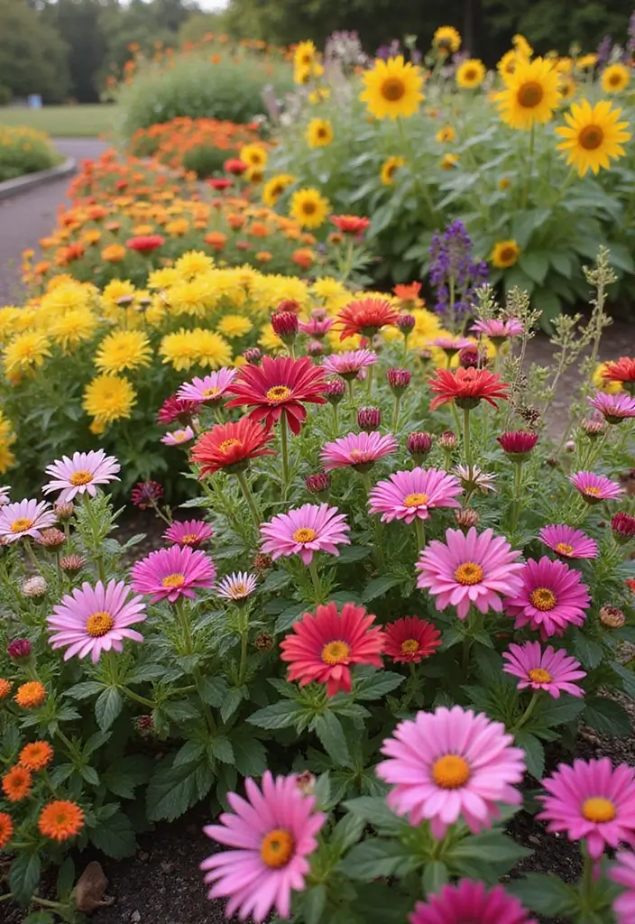 30+ Flower Bed Designs for the Front of Your House That Wow Neighbors - 8. Pollinator-Friendly Flower Bed