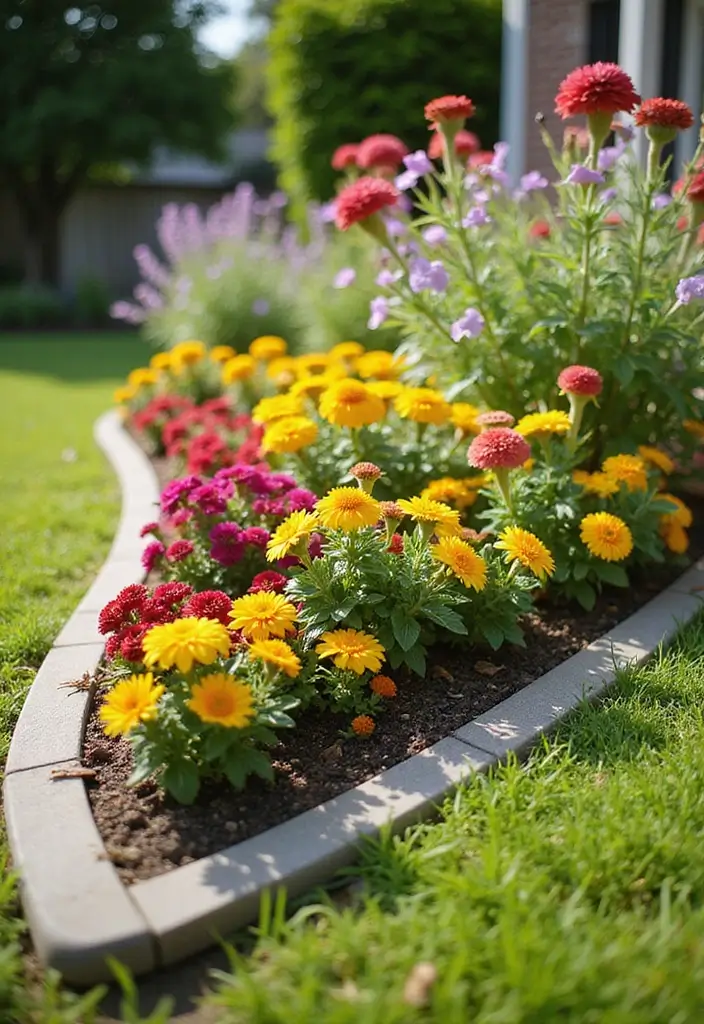 30 Flower Bed Edging Ideas to Define and Upgrade Your Garden 7. Eco Friendly Plastic Borders