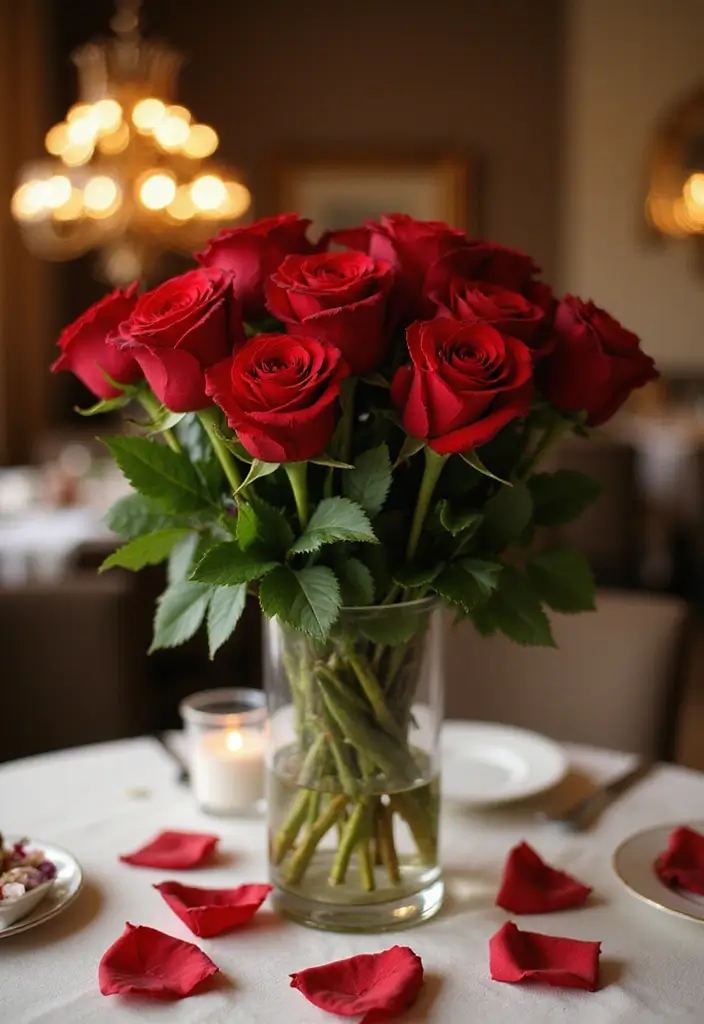 30 Flower Bouquet Arrangement Ideas for Every Occasion - 2. Classic Red Roses for Romance
