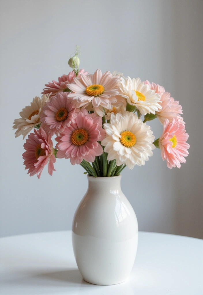 30 Flower Bouquet Arrangement Ideas for Every Occasion - 23. Chic Office Desk Bouquet