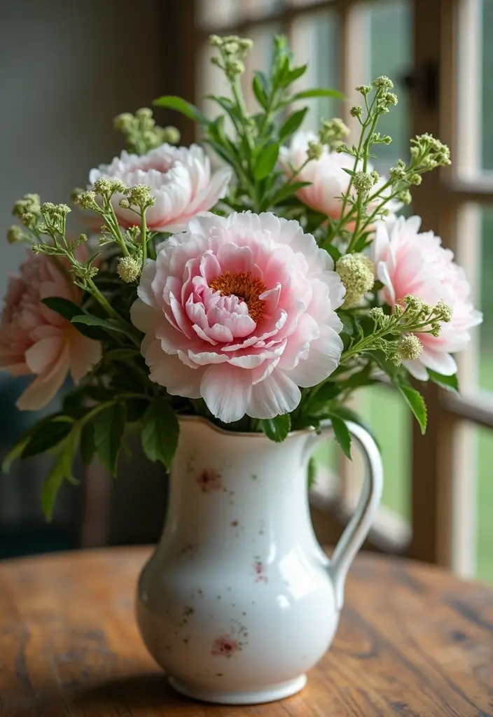 30 Flower Bouquet Arrangement Ideas for Every Occasion - 5. Charming Cottage Garden Arrangement