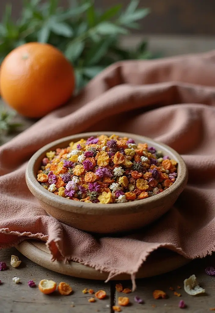 30+ Flower Drying Ideas for Keepsakes and Home Decor 11 30+ Flower Drying Ideas for Keepsakes and Home Decor - 11. Dried Flower Potpourri