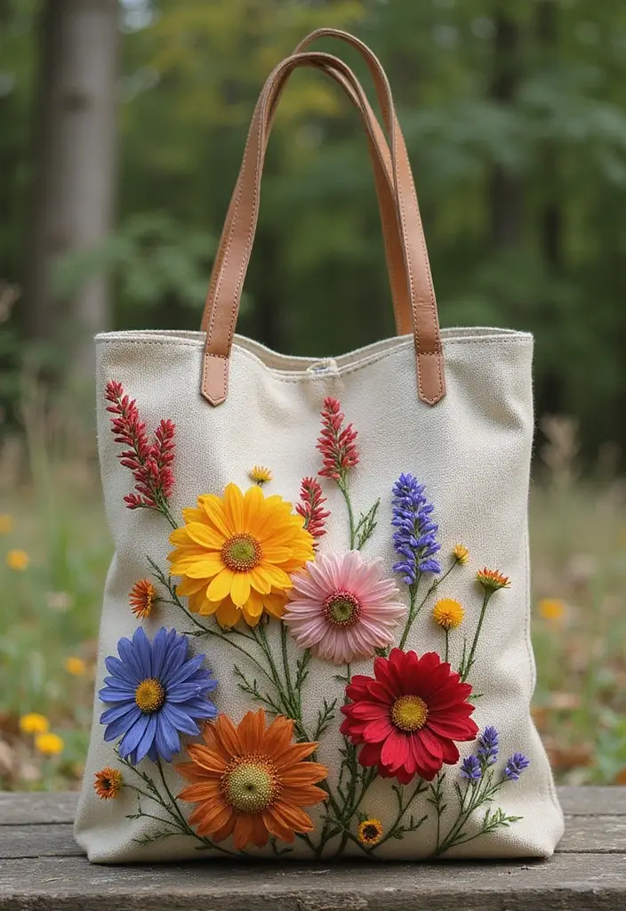 30+ Flower Drying Ideas for Keepsakes and Home Decor 26 30+ Flower Drying Ideas for Keepsakes and Home Decor - 26. Dried Flower Totes