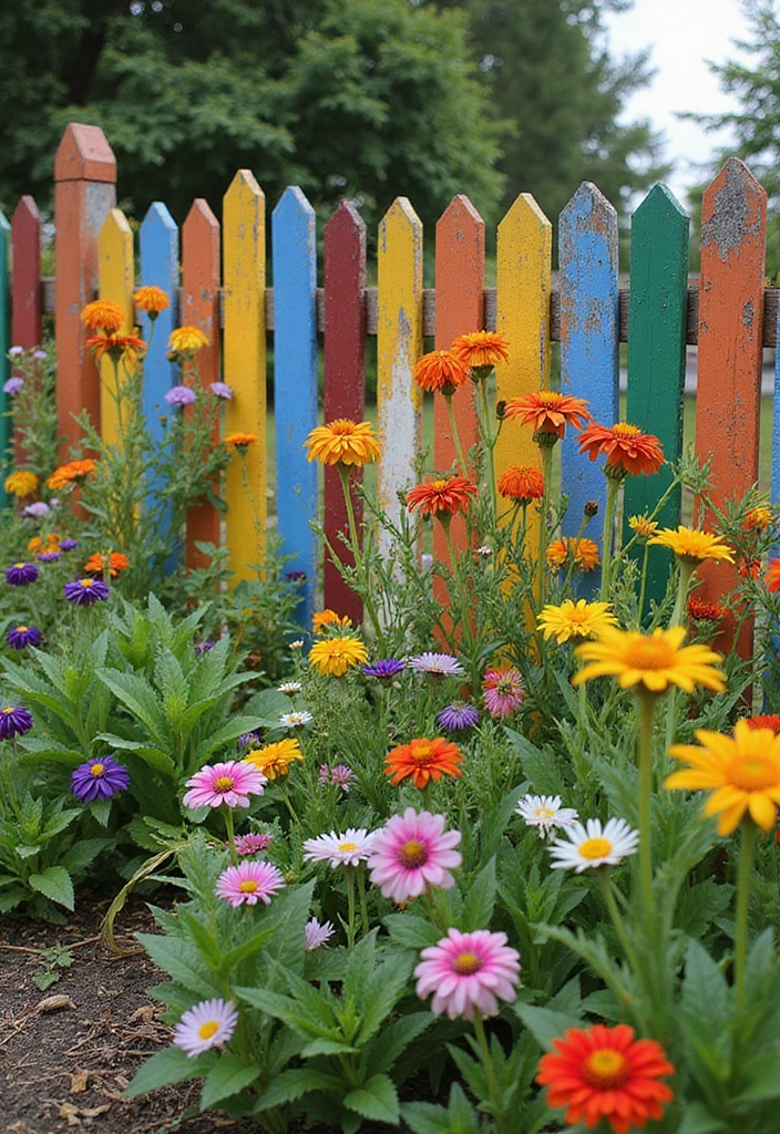 30+ Flower Fence Ideas to Add Charm and Privacy to Your Yard - 19. Edible Flower Fence
