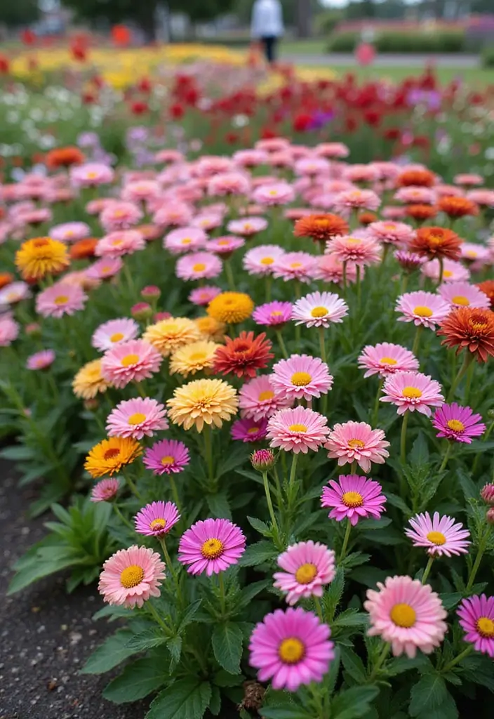 30+ Flower Fence Ideas to Add Charm and Privacy to Your Yard - 26. Cluster Planting