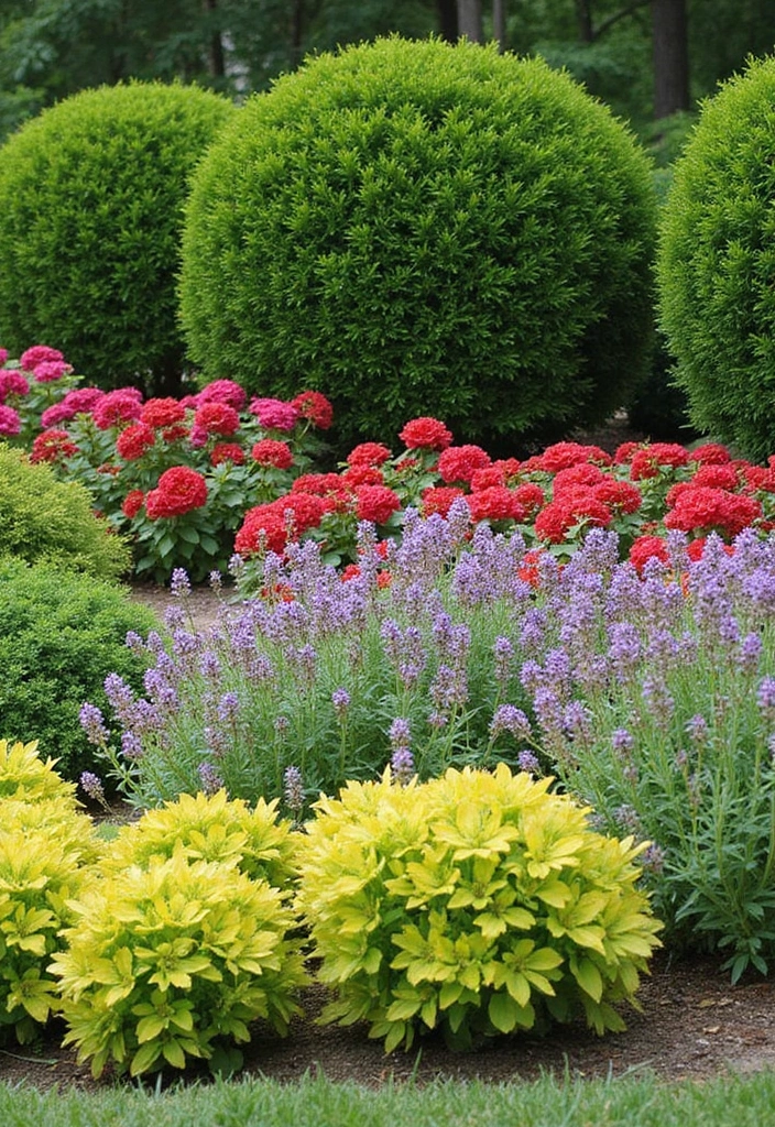 30+ Flower Fence Ideas to Add Charm and Privacy to Your Yard - 4. Mixed Flower and Shrub Fence