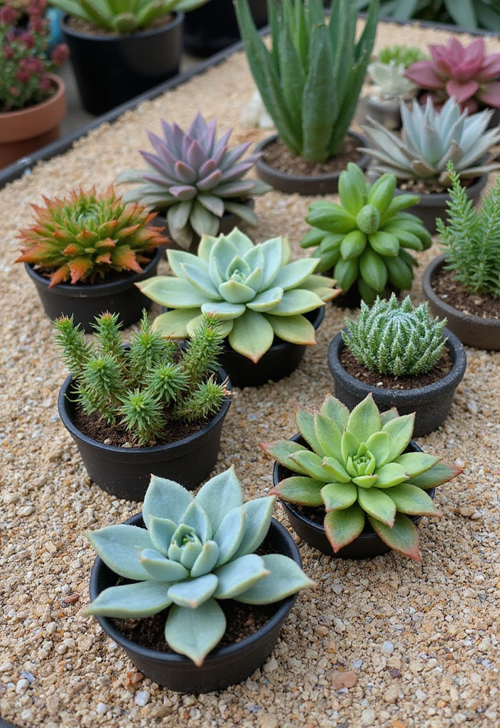 30+ Flower Garden Ideas to Create a Relaxing Outdoor Oasis - 3. Drought-Resistant Succulents