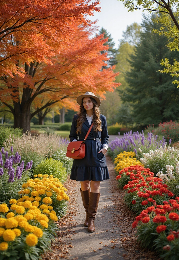 30 Flower Garden Photoshoot Ideas for Magical Pictures - 16. Seasonal Blooms Showcase