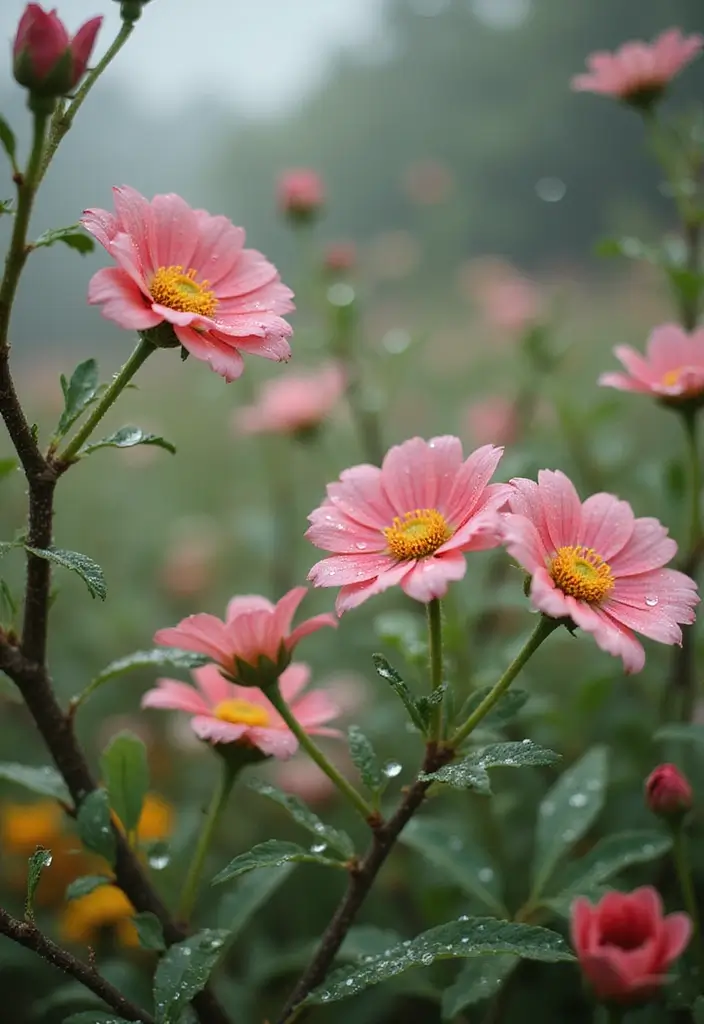 30 Flower Garden Photoshoot Ideas for Magical Pictures - 18. Magical Rain Drop Props