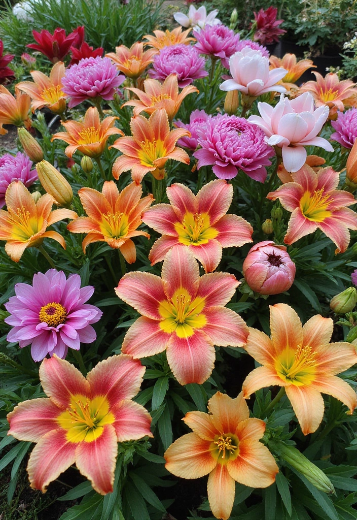 30 Front Flower Bed Ideas That Boost Curb Appeal Instantly - 1. Perennial Wonderland