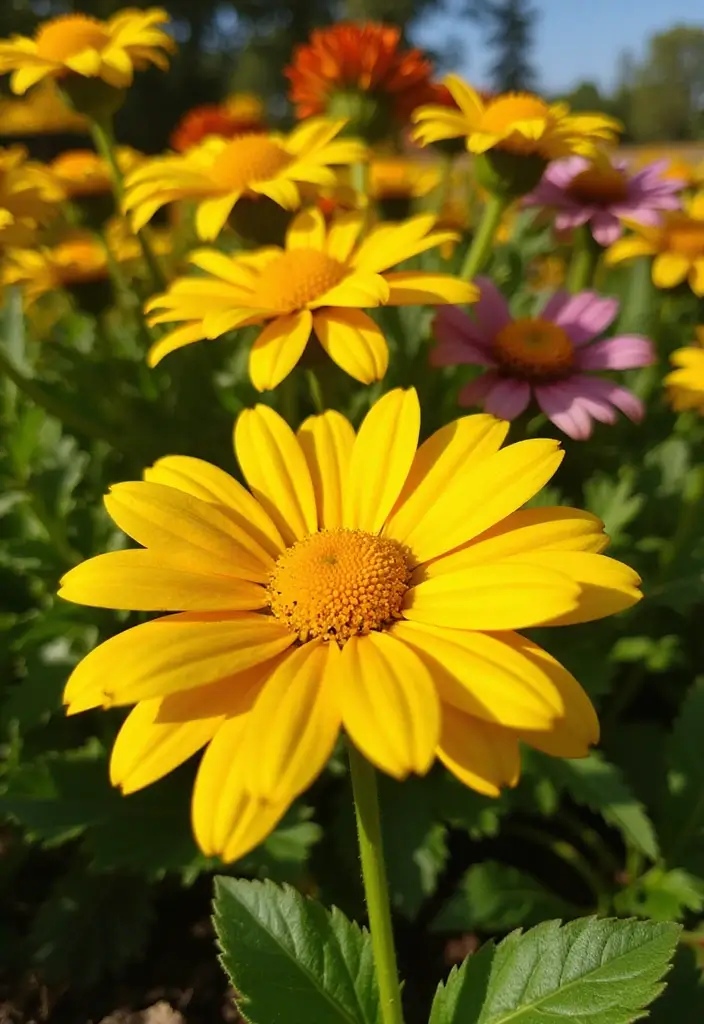 30 Front Flower Bed Ideas for Full Sun Gardens - 16. Hardy Heliopsis