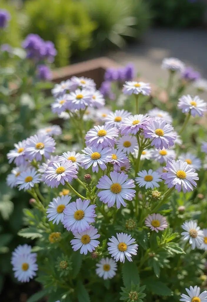 30 Front Flower Bed Ideas for Full Sun Gardens - 24. Charming Sweet Alyssum