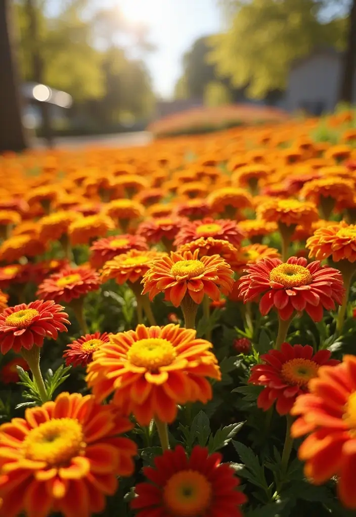 30 Front Flower Bed Ideas for Full Sun Gardens - 9. Stunning Gaillardia