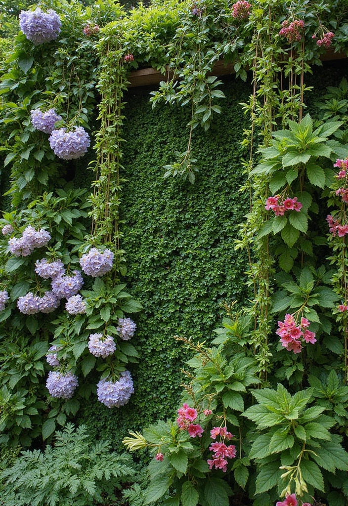 30 Front Porch Garden Ideas with Flower Beds to Welcome Guests - 4. Vertical Wall Gardens