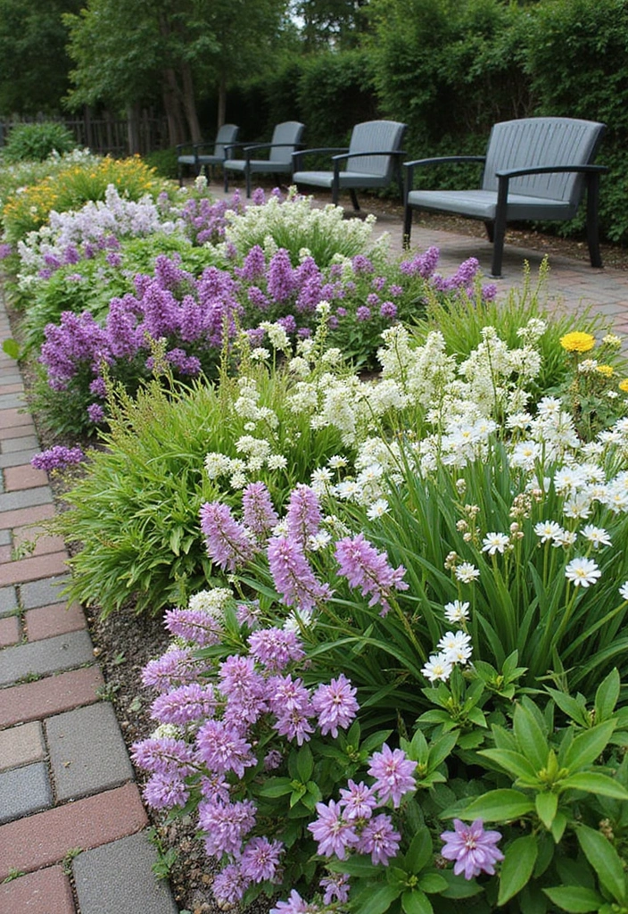 30 Garden Flower Bed Ideas That Bring Color to Your Yard - 14. Fragrant Fusion