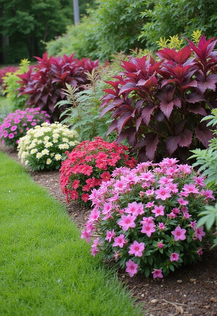 30 Garden Flower Bed Ideas That Bring Color to Your Yard - 16. Shade Lovers