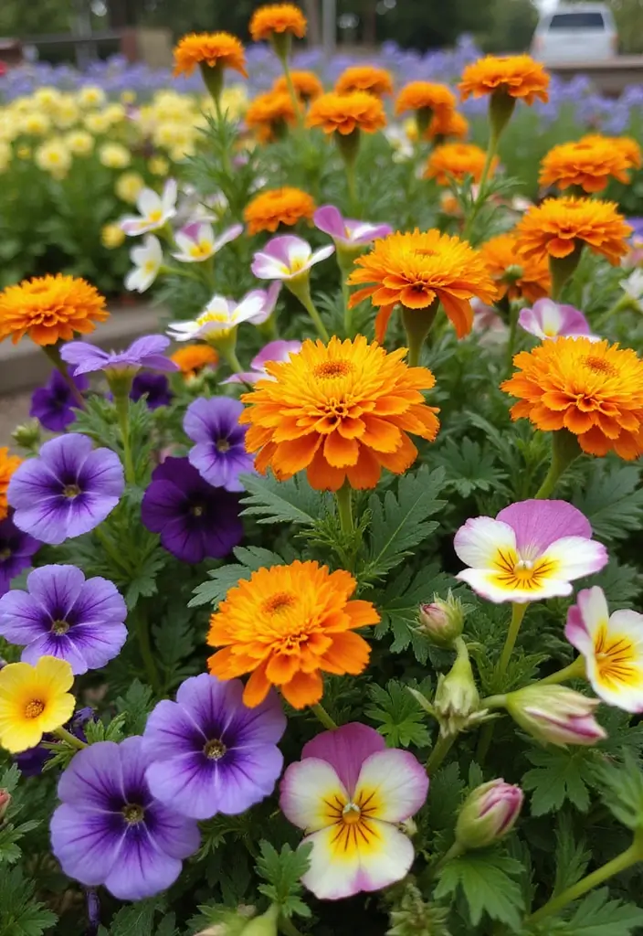 30 Garden Flower Bed Ideas That Bring Color to Your Yard - 19. Whimsical Wonderland