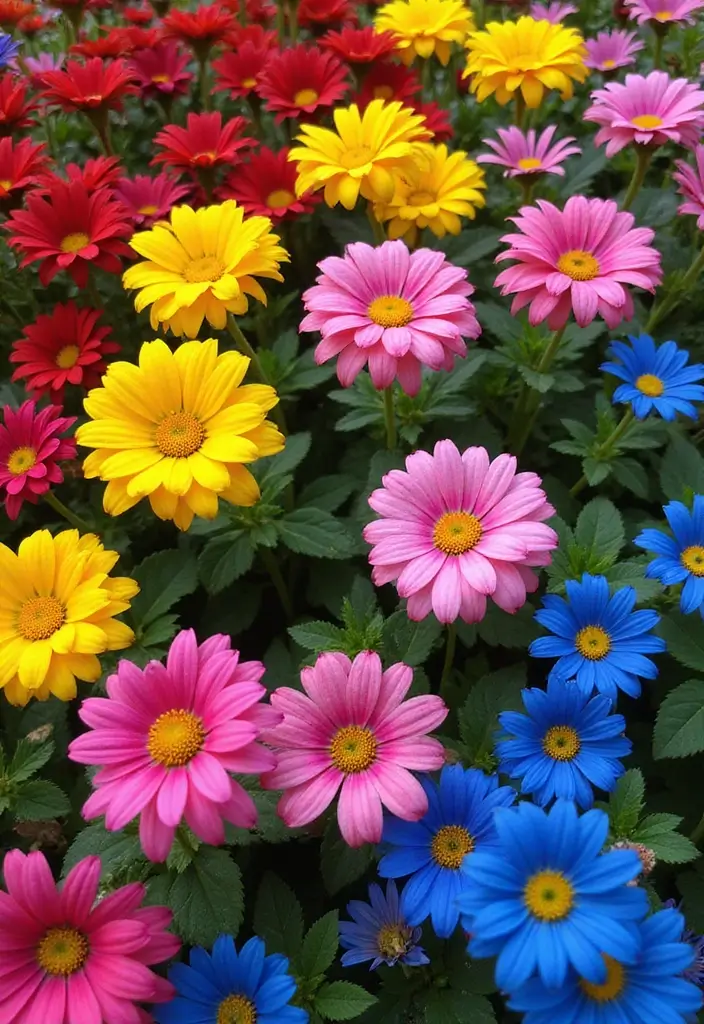 30 Garden Flower Bed Ideas That Bring Color to Your Yard - 2. The Color Wheel
